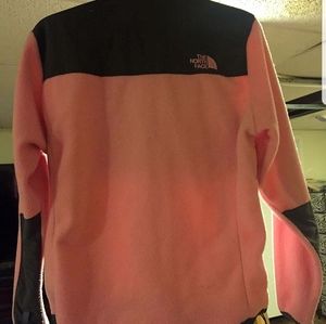 Girls northface pink/grey jacket